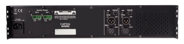 CAP224 Amplificateur de puissance double canal 2 x 240 W 100 V – Image 2