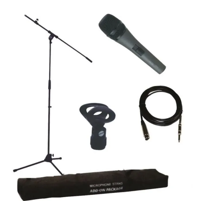 IBIZA SOUND PACK MICROPHONE AVEC SUPORT + SAC